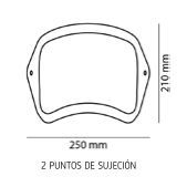 Placa Carenado Frontal PUIG para BMW RnineT